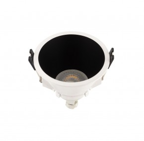 DK3026-WB Встраиваемый светильник, IP 20, 10 Вт, GU5.3, LED, белый/черный, пластик в Красноуральске - krasnouralsk.ok-mebel.com | фото 2
