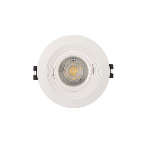 DK3029-WH Встраиваемый светильник, IP 20, 10 Вт, GU5.3, LED, белый, пластик в Красноуральске - krasnouralsk.ok-mebel.com | фото
