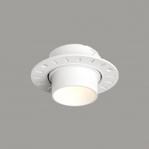 DK3056-WH Встраиваемый светильник под шпатлевку, IP20, до 15 Вт, LED, GU5,3, белый, пластик в Красноуральске - krasnouralsk.ok-mebel.com | фото