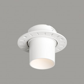 DK3057-WH Встраиваемый светильник под шпатлевку, IP20, до 15 Вт, LED, GU5,3, белый, пластик в Красноуральске - krasnouralsk.ok-mebel.com | фото