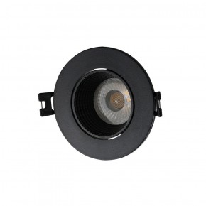 DK3061-BK Встраиваемый светильник, IP 20, 10 Вт, GU5.3, LED, черный/черный, пластик в Красноуральске - krasnouralsk.ok-mebel.com | фото