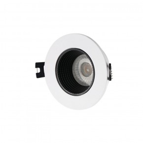 DK3061-WH+BK Встраиваемый светильник, IP 20, 10 Вт, GU5.3, LED, белый/черный, пластик в Красноуральске - krasnouralsk.ok-mebel.com | фото
