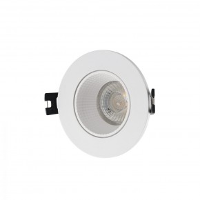 DK3061-WH Встраиваемый светильник, IP 20, 10 Вт, GU5.3, LED, белый/белый, пластик в Красноуральске - krasnouralsk.ok-mebel.com | фото