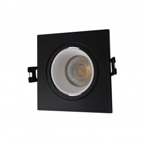 DK3071-BK+WH Встраиваемый светильник, IP 20, 10 Вт, GU5.3, LED, черный/белый, пластик в Красноуральске - krasnouralsk.ok-mebel.com | фото