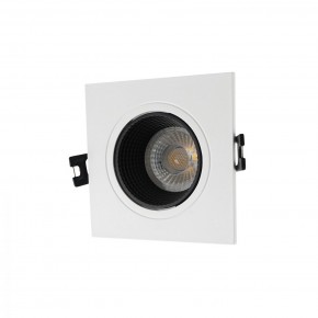 DK3071-WH+BK Встраиваемый светильник, IP 20, 10 Вт, GU5.3, LED, белый/черный, пластик в Красноуральске - krasnouralsk.ok-mebel.com | фото