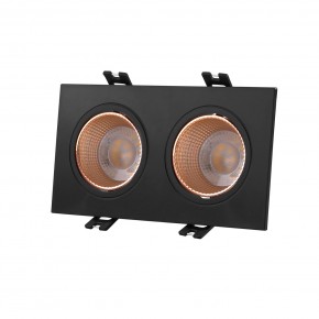 DK3072-BBR Встраиваемый светильник, IP 20, 10 Вт, GU5.3, LED, черный/бронзовый, пластик в Красноуральске - krasnouralsk.ok-mebel.com | фото