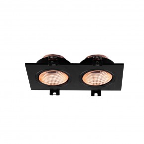 DK3072-BBR Встраиваемый светильник, IP 20, 10 Вт, GU5.3, LED, черный/бронзовый, пластик в Красноуральске - krasnouralsk.ok-mebel.com | фото 2