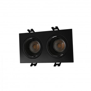 DK3072-BK Встраиваемый светильник, IP 20, 10 Вт, GU5.3, LED, черный/черный, пластик в Красноуральске - krasnouralsk.ok-mebel.com | фото