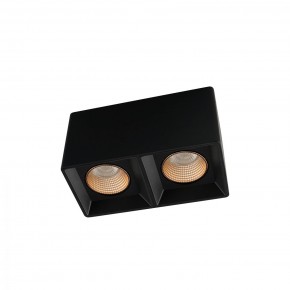 DK3085-BK+BR Светильник накладной IP 20, 10 Вт, GU5.3, LED, черный/бронзовый, пластик в Красноуральске - krasnouralsk.ok-mebel.com | фото