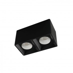 DK3085-BK+CH Светильник накладной IP 20, 10 Вт, GU5.3, LED, черный/хром, пластик в Красноуральске - krasnouralsk.ok-mebel.com | фото