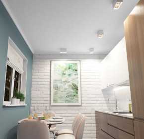 DK3085-WH+BR Светильник накладной IP 20, 10 Вт, GU5.3, LED, белый/бронзовый, пластик в Красноуральске - krasnouralsk.ok-mebel.com | фото 2