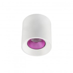 DK3090-WH+PI Светильник накладной IP 20, 10 Вт, GU5.3, LED, белый/розовый, пластик в Красноуральске - krasnouralsk.ok-mebel.com | фото