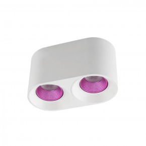 DK3096-WH+PI Светильник накладной IP 20, 10 Вт, GU5.3, LED, белый/розовый, пластик в Красноуральске - krasnouralsk.ok-mebel.com | фото