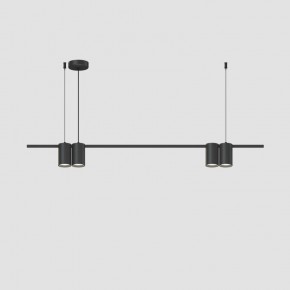 DK4061-BK Подвесной светильник ORBIT, IP20, 4xGU10 LED до 15 Вт, черный матовый, алюминий в Красноуральске - krasnouralsk.ok-mebel.com | фото