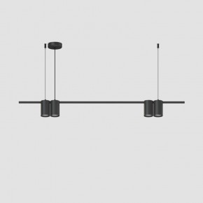 DK4061-BK Подвесной светильник ORBIT, IP20, 4xGU10 LED до 15 Вт, черный матовый, алюминий в Красноуральске - krasnouralsk.ok-mebel.com | фото 2