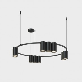 DK4065-BK Подвесной светильник ORBIT, IP20, 10xGU10 LED до 15 Вт, черный матовый, алюминий в Красноуральске - krasnouralsk.ok-mebel.com | фото