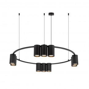 DK4065-BK Подвесной светильник ORBIT, IP20, 10xGU10 LED до 15 Вт, черный матовый, алюминий в Красноуральске - krasnouralsk.ok-mebel.com | фото 3
