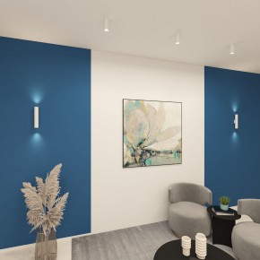 DK5022-WH Настенный светильник, IP20, до 15 Вт, LED, 2xGU10, белый, алюминий в Красноуральске - krasnouralsk.ok-mebel.com | фото 5