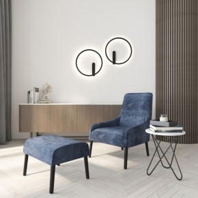 DK5035-BK Бра ROUND со светодиодом, IP20, 24W, 3000/4000/6500K, черный, алюминий в Красноуральске - krasnouralsk.ok-mebel.com | фото 8