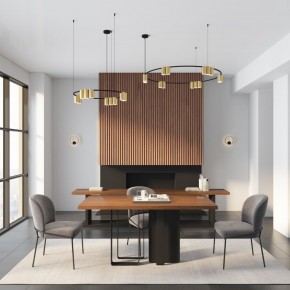 DK5060-BK+SG Бра ORBIT, IP20, 3000К, LED, 10 Вт, черный + сатинированное золото, алюминий в Красноуральске - krasnouralsk.ok-mebel.com | фото 6