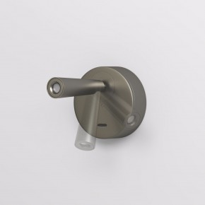 DK5072-DN Бра SHINE WALL со светодиодом, D104*H68, IP20, 3000К, 3W, RA?90, темный никель, алюминий в Красноуральске - krasnouralsk.ok-mebel.com | фото 3