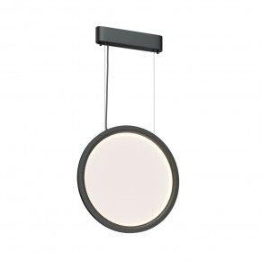DK6604-BK Подвесной вертикальный светильник Veil со светодиодом H1500 d450 220V 36W 3000-6000K IP20 черный алюминий в Красноуральске - krasnouralsk.ok-mebel.com | фото 3