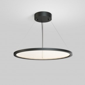 DK6616-BK Подвесной горизонтальный светильник Veil со светодиодом H900 d600 220V 48W 3000-6000K IP20 черный алюминий в Красноуральске - krasnouralsk.ok-mebel.com | фото
