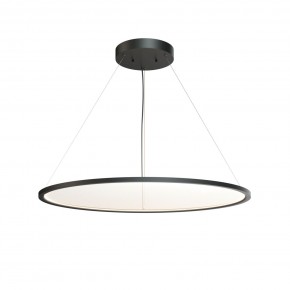 DK6620-BK Подвесной горизонтальный светильник Veil со светодиодом H900 d1000 220V 82W 3000-6000K IP20 черный алюминий в Красноуральске - krasnouralsk.ok-mebel.com | фото 4