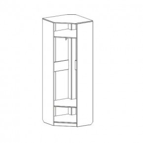 ЭЛАНА Прихожая (модульная) Дуб сонома в Красноуральске - krasnouralsk.ok-mebel.com | фото 5