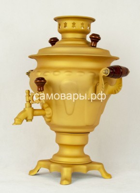 Электрический самовар "Русское золото" матовая груша на 2 литра (Ограниченная серия) в Красноуральске - krasnouralsk.ok-mebel.com | фото
