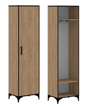 ЭНТЕР ЛОФТ Шкаф для одежды (Дуб Золотой) в Красноуральске - krasnouralsk.ok-mebel.com | фото