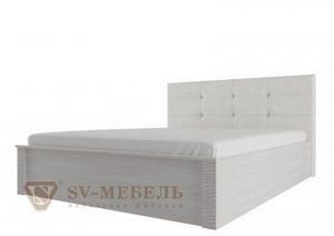 Кровать 1400 двойная (универсальная) с мягким изголовьем Гамма 20 в Красноуральске - krasnouralsk.ok-mebel.com | фото 2