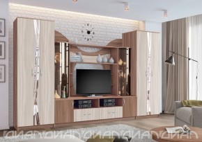 Гостиная Аллегро с 2 шкафами вариант-5 (Ясень светлый/тёмный) в Красноуральске - krasnouralsk.ok-mebel.com | фото