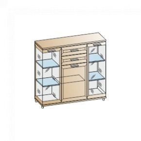 Гостиная Мелисса Композиция 7 (Ясень Асахи) в Красноуральске - krasnouralsk.ok-mebel.com | фото 9