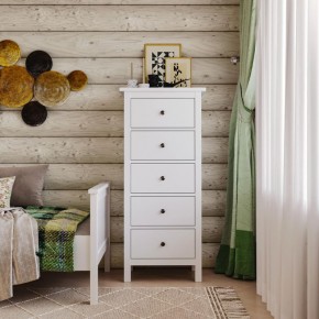 Комод 05 Кантри белый с пятью ящиками в Красноуральске - krasnouralsk.ok-mebel.com | фото 4