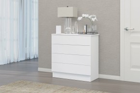 Комод Фаворит-3 (Белый текстурный) в Красноуральске - krasnouralsk.ok-mebel.com | фото