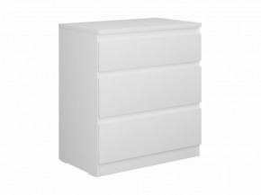 Комод КАСТОР с тремя ящиками, цвет белый в Красноуральске - krasnouralsk.ok-mebel.com | фото
