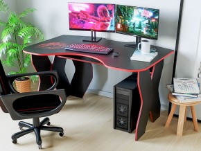 Компьютерный стол КЛ №9.0 (Черный/Красный) в Красноуральске - krasnouralsk.ok-mebel.com | фото 3