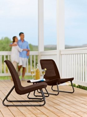 Комплект мебель Рио Патио (Rio Patio set) виски-коричневый в Красноуральске - krasnouralsk.ok-mebel.com | фото 3