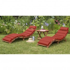 Комплект шезлонги и столик AFM-803A-T133 Beige-Terracotta (2+1) в Красноуральске - krasnouralsk.ok-mebel.com | фото