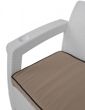 Комплект уличной мебели Yalta Premium Terrace Set (Ялта) белый (+подушки под спину) в Красноуральске - krasnouralsk.ok-mebel.com | фото 5