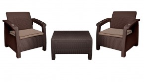 Комплект уличной мебели Yalta Premium Terrace Triple Set (Ялта) шоколадный (+подушки под спину) в Красноуральске - krasnouralsk.ok-mebel.com | фото 7