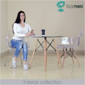 Кресло Barneo N-14-14 SteelMold прозрачный в Красноуральске - krasnouralsk.ok-mebel.com | фото 2