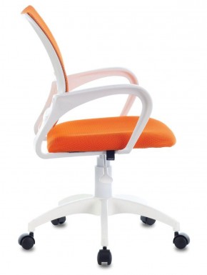 Кресло BRABIX "Fly MG-396W", пластик белый, сетка, оранжевое, 532401, MG-396W_532401 в Красноуральске - krasnouralsk.ok-mebel.com | фото 3