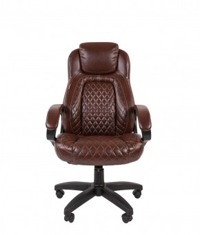 Кресло для руководителя  CHAIRMAN 432 (Экокожа коричневая) в Красноуральске - krasnouralsk.ok-mebel.com | фото 2