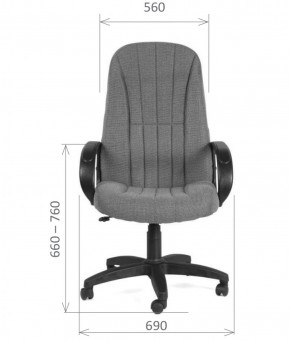 Кресло для руководителя  CHAIRMAN 685 СТ (ткань стандарт 10-356 черная) в Красноуральске - krasnouralsk.ok-mebel.com | фото 5