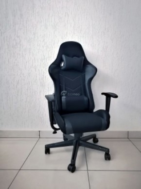 Кресло геймерское Barneo K-50 (черная сетка черные вставки) в Красноуральске - krasnouralsk.ok-mebel.com | фото