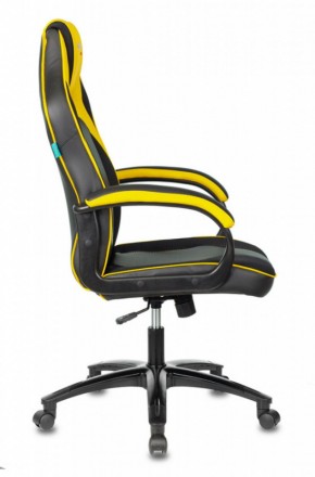 Кресло игровое Бюрократ VIKING 2 AERO YELLOW черный/желтый в Красноуральске - krasnouralsk.ok-mebel.com | фото 3