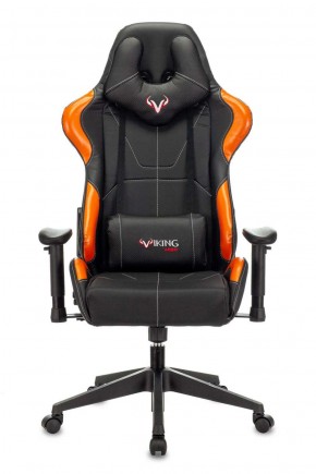 Кресло игровое Бюрократ VIKING 5 AERO ORANGE черный/оранжевый в Красноуральске - krasnouralsk.ok-mebel.com | фото 3