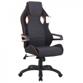 Кресло компьютерное BRABIX Techno Pro GM-003 (ткань черное/серое, вставки оранжевые) 531813 в Красноуральске - krasnouralsk.ok-mebel.com | фото